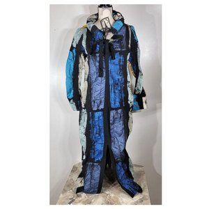 Zero + Maria Cornejo Printed Full Length Multi-Coloured Dress Size 2
